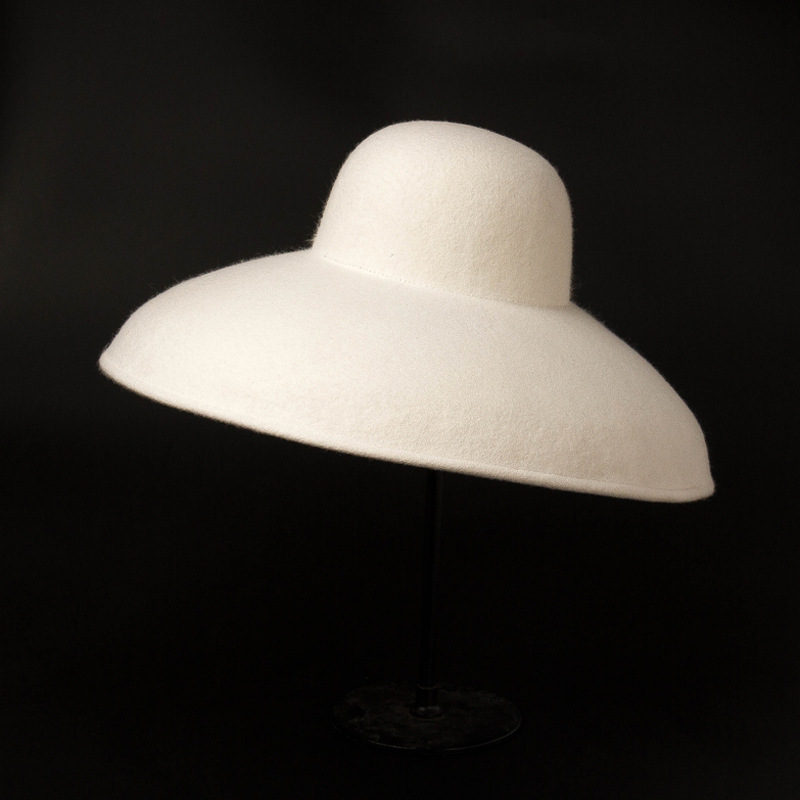 Fedora Hat Wool - Cappello classico in feltro di lana