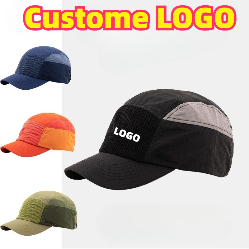 Corduroy Cap 5 Panel - Cappellini da Baseball Personalizzati con Logo