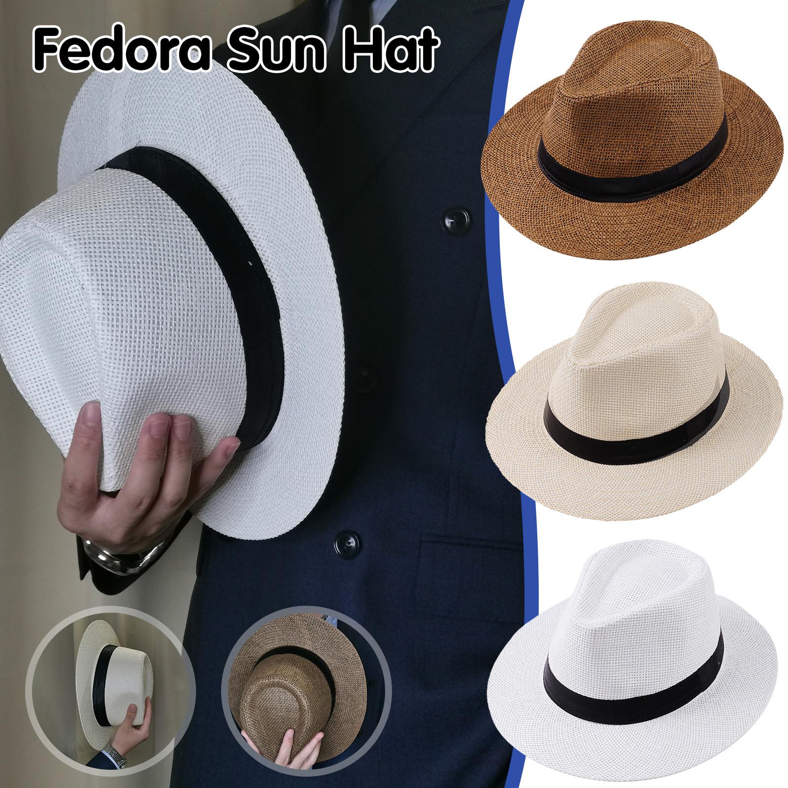 Cowboy Hat Straw - Cappello Panama Estivo da Uomo in