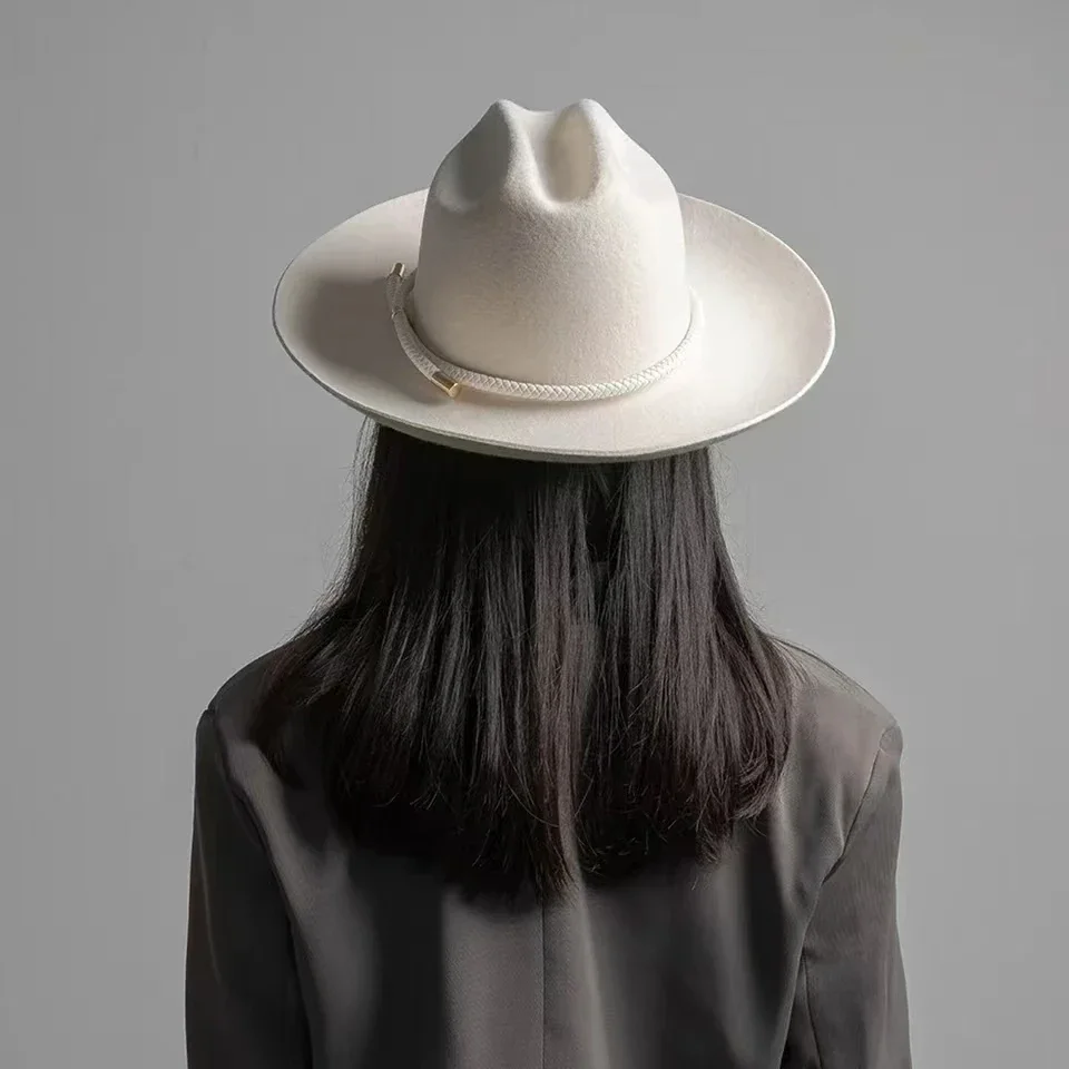Fedora Hat Wool - 2025 Nuovo retrò ins chic feltro