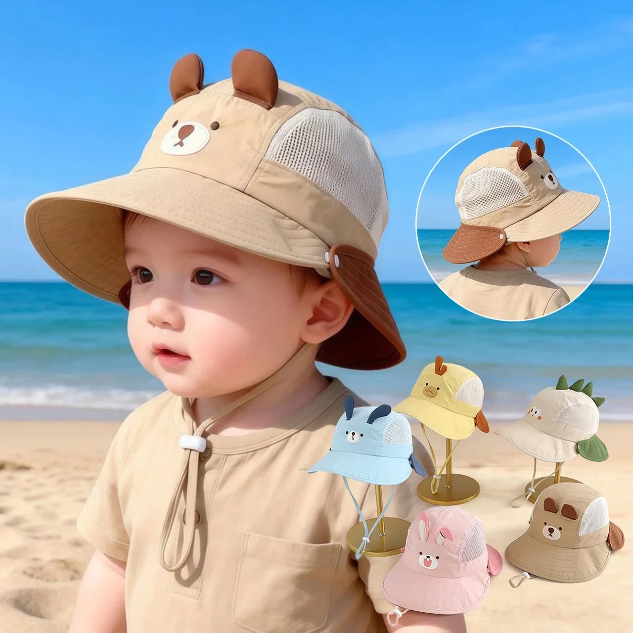 Visor Sun Hat - Cappello da Sole per Bambini con