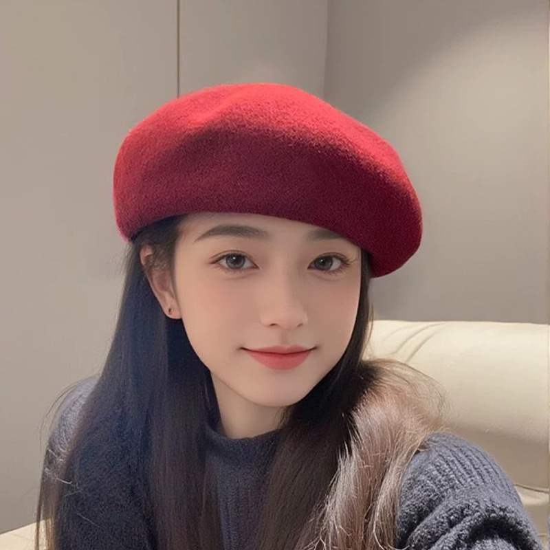 Beret French Wool - Berretto Classico Autunnale in Lana Francese