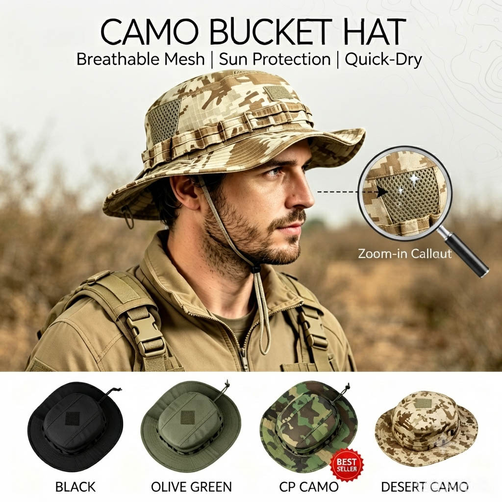 Cappello Boonie Tattico da Uom - Boonie Hat Tactical recensione e prezzo