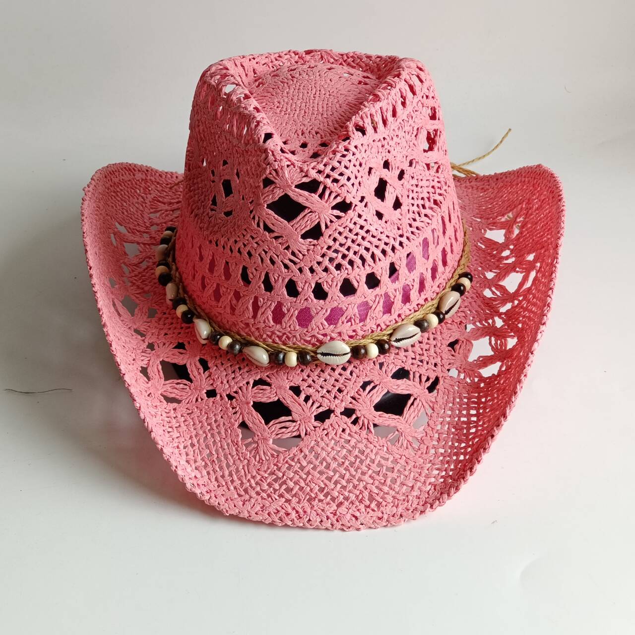 Cappello da cowboy rosa in pag - Cowboy Hat Straw recensione e prezzo